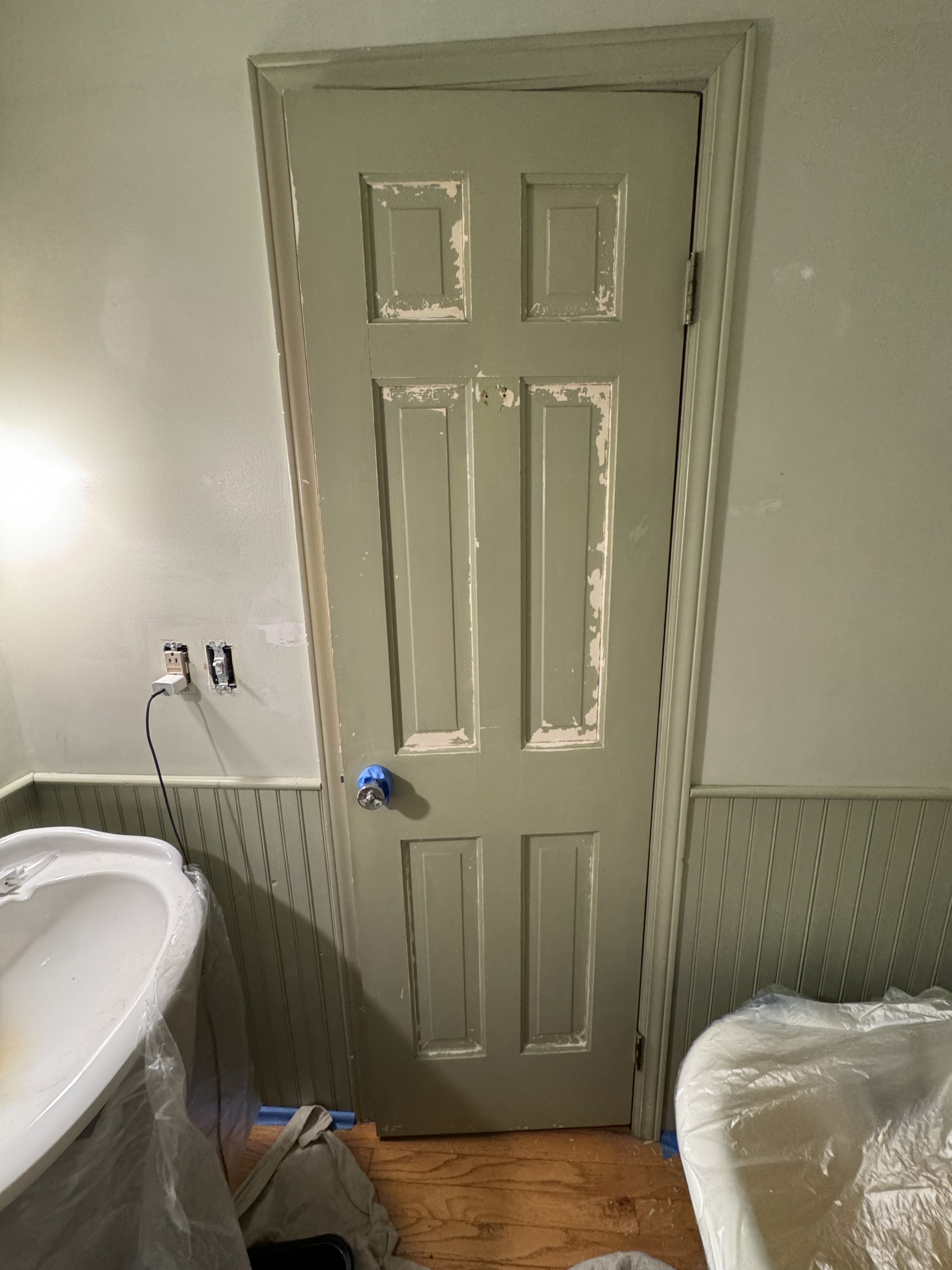 Bathroom renovation before